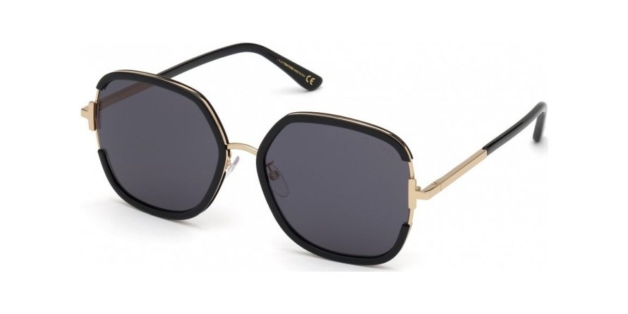 OKULARY TOM FORD TF 809K 01A 61 ROZMIAR L OKULARY TOM FORD TF 809K 01A 61 ROZMIAR L
